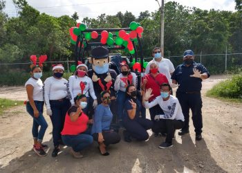 LLEVA PREVENCIÓN DEL DELITO, LAS CARAVANAS NAVIDEÑAS 2020 A RANCHO VIEJO