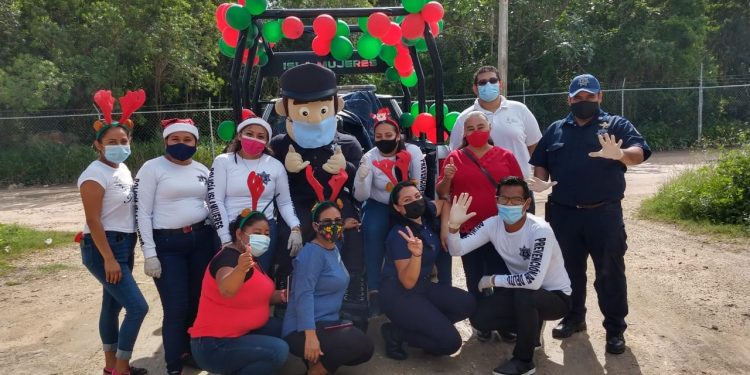 LLEVA PREVENCIÓN DEL DELITO, LAS CARAVANAS NAVIDEÑAS 2020 A RANCHO VIEJO