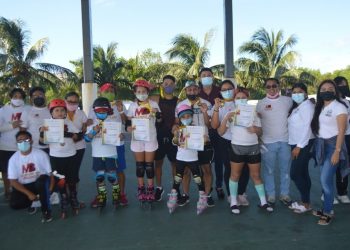 REALIZAN EN ISLA MUJERES «RALLY PATINAJE SOBRE RUEDAS 2020»