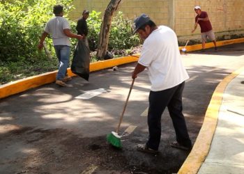 SERVICIOS PÚBLICOS MUNICIPALES REFUERZA EL EMBELLECIMIENTO DE TULUM