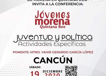 CONVOCAN A CAPACITACIÓN POLÍTICA A LA MILITANCIA DE MORENA DEL 19 AL 23 DE ESTE MES