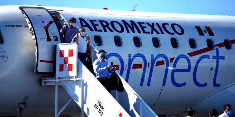ATERRIZA EN CHETUMAL PRIMER VUELO DE AEROMÉXICO PROCEDENTE DE LA CIUDAD DE MÉXICO