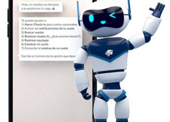 ATIENDE AEROMÉXICO A MÁS DE 1 MILLÓN DE USUARIOS CON AEROBOT