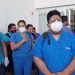 TRABAJADORES DE LA SALUD DEL HOSPITAL GENERAL EN CHETUMAL SE MANIFIESTAN PARA SOLICITAR BONOS POR SU TRABAJO