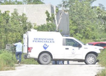 HALLAN CADÁVER EMBOLSADO EN LA COLONIA AMPLIACIÓN EL PEDREGAL EN CANCÚN