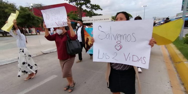 ORGANIZACIONES PRO-VIDA MARCHAN EN CONTRA DEL ABORTO