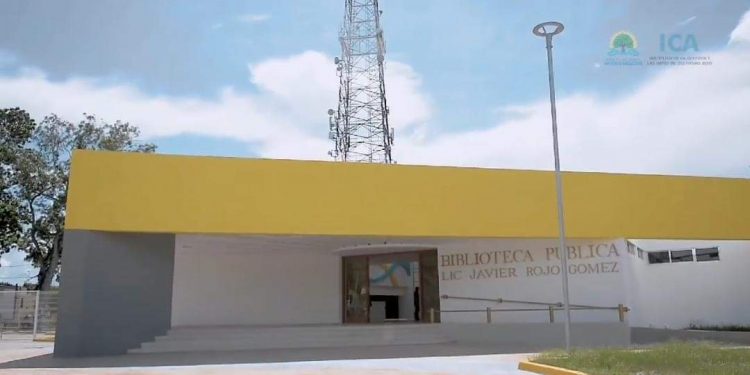 BIBLIOTECA ROJO GÓMEZ DE CHETUMAL EN FEBRERO DE 2021 LISTA