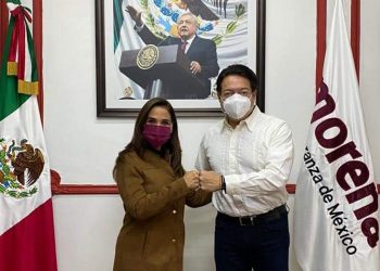 DIALOGAN MARA LEZAMA Y MARIO DELGADO SOBRE IMPORTANTES PROYECTOS PARA EL MUNICIPIO DE BENITO JUÁREZ