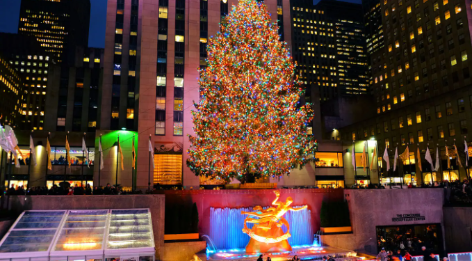 NUEVA YORK INAUGURA ÉPOCA NAVIDEÑA CON ENCENDIDO DEL ÁRBOL DE ROCKEFELLER