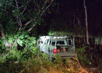 SIETE SOLDADOS HERIDOS, TRAS VOLCARSE DOS CAMIONETAS MILITARES