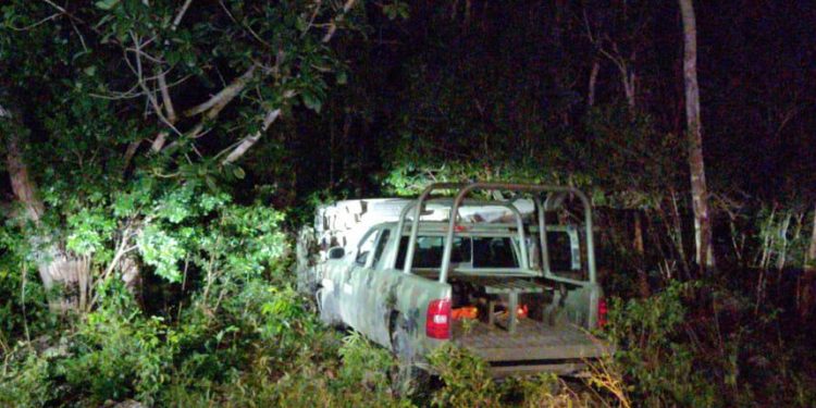 SIETE SOLDADOS HERIDOS, TRAS VOLCARSE DOS CAMIONETAS MILITARES