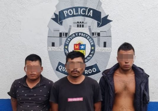 POLICÍA DE QUINTANA ROO ASEGURA A SUJETOS CON UN APROXIMADO DE 10 KILOS DE MARIGUANA EN TULUM