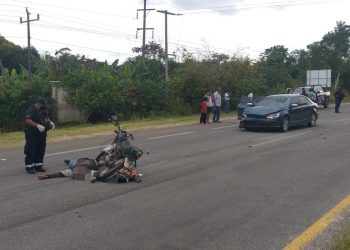 FALLECE MOTOCICLISTA EN ACCIDENTE FRENTE AL INIFAP