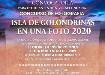 INVITA GOBIERNO DE PEDRO JOAQUÍN A ESTUDIANTES DE SECUNDARIA PARA PARTICIPAR EN EL CONCURSO “ISLA DE GOLONDRINAS EN UNA FOTO 2020”