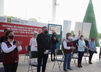 ENTREGA GOBIERNO DE LAURA BERISTAIN APOYOS PARA REPARAR VIVIENDAS DE FAMILIAS DAMNIFICADAS