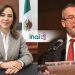 SE POSTULAN A LA PRESIDENCIA DEL INAI EL COMISIONADO OSCAR GUERRA FORD Y LA COMISIONADA BLANCA LILIA IBARRA CADENA