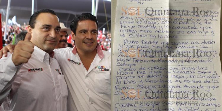 BORGE MANDA CARTA A VIUDA DE EX GOBERNADOR DE JALISCO