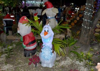 CON CREATIVIDAD, REUTILIZAN DESECHOS Y LOS TRANSFORMAN EN DECORACIÓN NAVIDEÑA