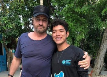GERARD BUTLER ESTUVO EN TULUM