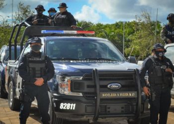 POLICÍA MUNICIPAL DE SOLIDARIDAD REFUERZA OPERATIVOS POR TEMPORADA DECEMBRINA