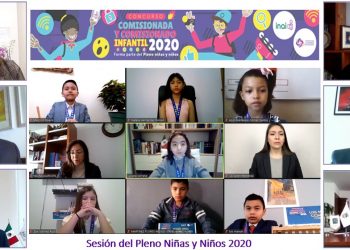NIÑAS Y NIÑOS SESIONAN COMO COMISIONADOS DEL INAI Y DESTACAN LA IMPORTANCIA DE PROTEGER LOS DATOS PERSONALES