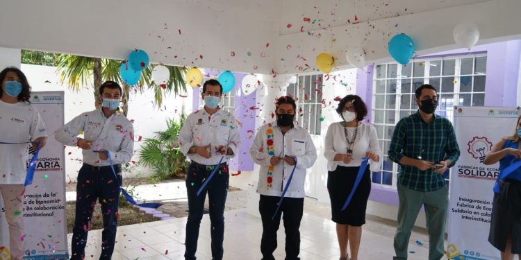 INAUGURA FERNANDO MÉNDEZ SANTIAGO CENTRO TERRITORIO JOVEN POR LA PAZ Y LA FÁBRICA DE ECONOMÍA SOLIDARIA EN CANCÚN