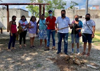 CONTINUAMOS SIN DESCANSO, REFORESTANDO PARA DEJAR “HUELLAS DE VIDA” LENIN AMARO CCERM