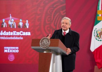PIDE EL PRESIDENTE ANDRÉS MANUEL LÓPEZ OBRADOR MANTENER LA SANA DISTANCIA
