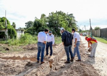 EL GOBIERNO DE CARLOS JOAQUÍN LE CUMPLE A CALDERITAS CON LA MODERNIZACIÓN DE LA RED DE AGUA POTABLE