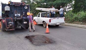 CONCLUYE SOTOP RESCATE DE 15 PUNTOS VIALES DE VILLAHERMOSA