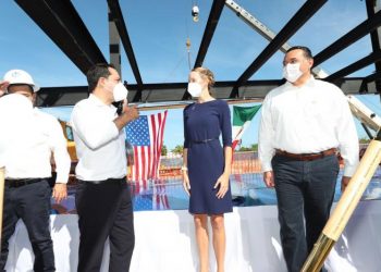ENCABEZA MAURICIO VILA INICIO DE OBRAS DE LAS NUEVAS INSTALACIONES DEL CONSULADO DE LOS EU EN MÉRIDA