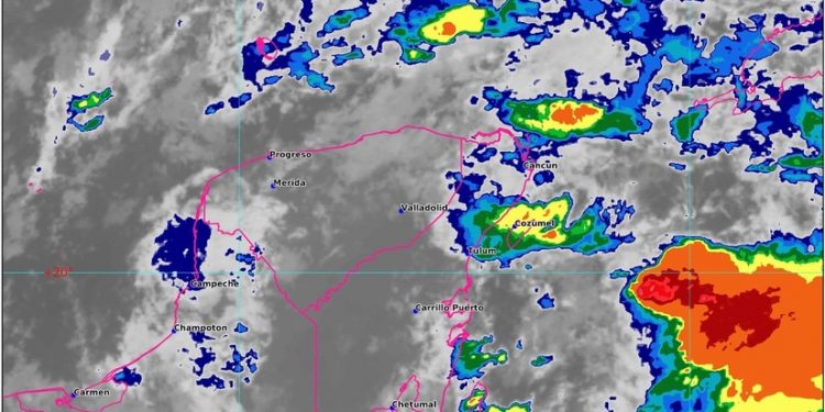 FUERTES LLUVIAS PARA ESTE VIERNES EN CANCÚN