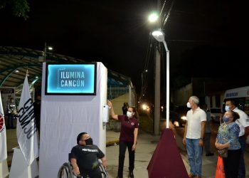 GOBIERNO MUNICIPAL ILUMINA SUPERMANZANA 92