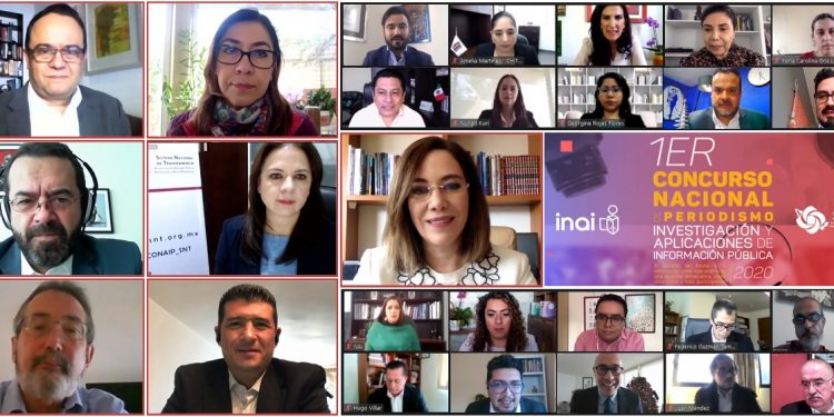 PREMIAN A GANADORES DEL PRIMER CONCURSO NACIONAL DE PERIODISMO, INVESTIGACIÓN Y APLICACIONES DE INFORMACIÓN PÚBLICA, DEL INAI Y DEL SNT
