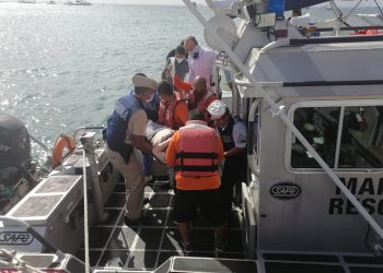 LA SEMAR REALIZÓ UNA EVACUACIÓN MÉDICA DE UNA PERSONA EN ISLA MUJERES