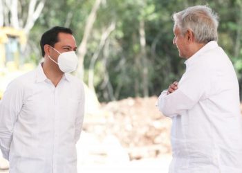 LÓPEZ OBRADOR Y MAURICIO VILA REFRENDAN COMPROMISO DE SEGUIR TRABAJANDO DE MANERA COORDINADA POR EL BIEN DE YUCATÁN