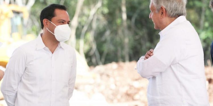 LÓPEZ OBRADOR Y MAURICIO VILA REFRENDAN COMPROMISO DE SEGUIR TRABAJANDO DE MANERA COORDINADA POR EL BIEN DE YUCATÁN