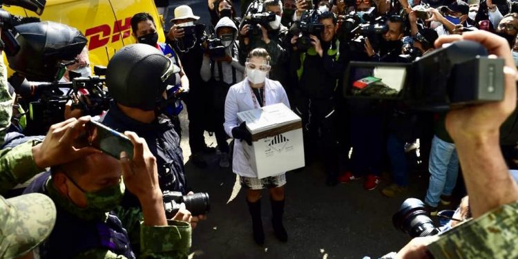 MÉXICO REALIZA UN SIMULACRO DE VACUNACIÓN CONTRA LA COVID-19