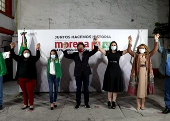 MORENA Y PARTIDOS DEL TRABAJO Y ECOLOGISTA SE ALÍAN PARA COMICIOS EN MÉXICO