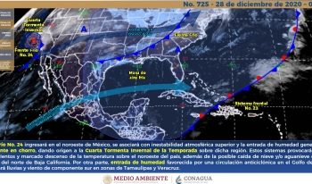 PREVALECERÁN LLOVIZNAS EN LA CHONTALPA Y SIERRA: IPCET