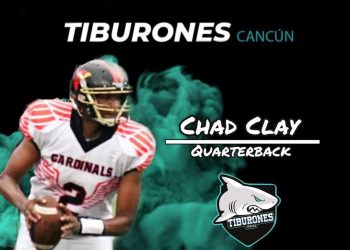 CHAD CLAY ES ANUNCIADO COMO REFUERZO DE TIBURONES DE CANCÚN