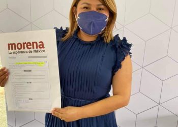 SUSANA GONZÁLEZ SE REGISTRA PARA UNA DIPUTACIÓN FEDERAL POR MORENA