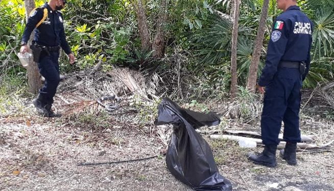 POLICÍAS PARTICIPAN EN LIMPIEZA DE LA ZONA TURÍSTICA DE TULUM