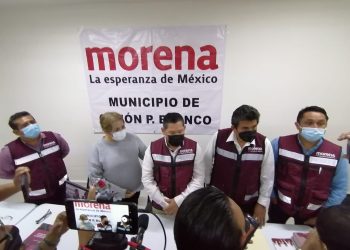 PRESENTAN BLOQUE DEL SUR DE APOYO PARA ASPIRANTE DE MORENA A OTHÓN P. BLANCO