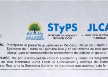 SINDICATOS DEBERÁN REALIZAR RENOVACIÓN DE DIRECTIVAS A PARTIR DEL 1 DE FEBRERO