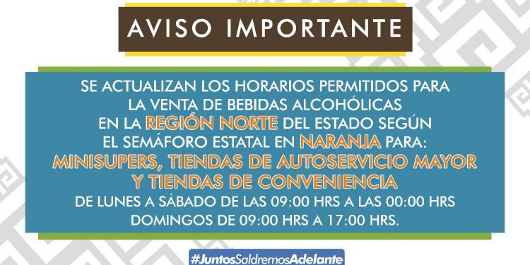 SE MODIFICAN HORARIOS DE VENTA DE ALCOHOL
