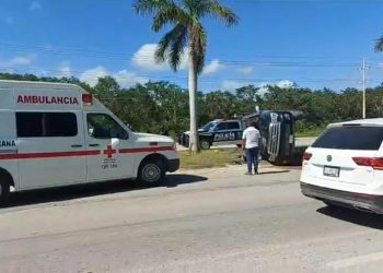 REPORTAN ESTABLE A VÍCTOR MAS LUEGO DE SUFRIR ACCIDENTE CARRETERO