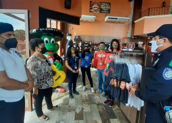 REALIZA PREVENCIÓN DEL DELITO, MARCHA EXPLORATORIA “VIVE NEGOCIO SEGURO”