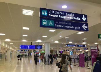 POR CUARTO DÍA CONSECUTIVO, MENOS DE 400 OPERACIONES EN EL AEROPUERTO DE CANCÚN