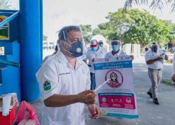 IMPULSA GOBIERNO DE VÍCTOR MAS TAH, CAMPAÑA DE VACUNACIÓN CANINA